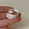 Elegant Feather Ring: Women's Versatile Open Fashion Statement for Index Finger, Stackable and Trendy Style.