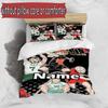3-teiliges Bettbezug-Set (1 * Bettbezug + 2 * Kissenbezug, ohne Kern), Maßgeschneidertes Haikyu Muster Bettwäscheset, Heim Schlafzimmer Dekor Geschenk
