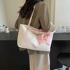 Elegant Korean Style Soft Pu Zipper Tote Bag With Large Capacity For Daily Commuting