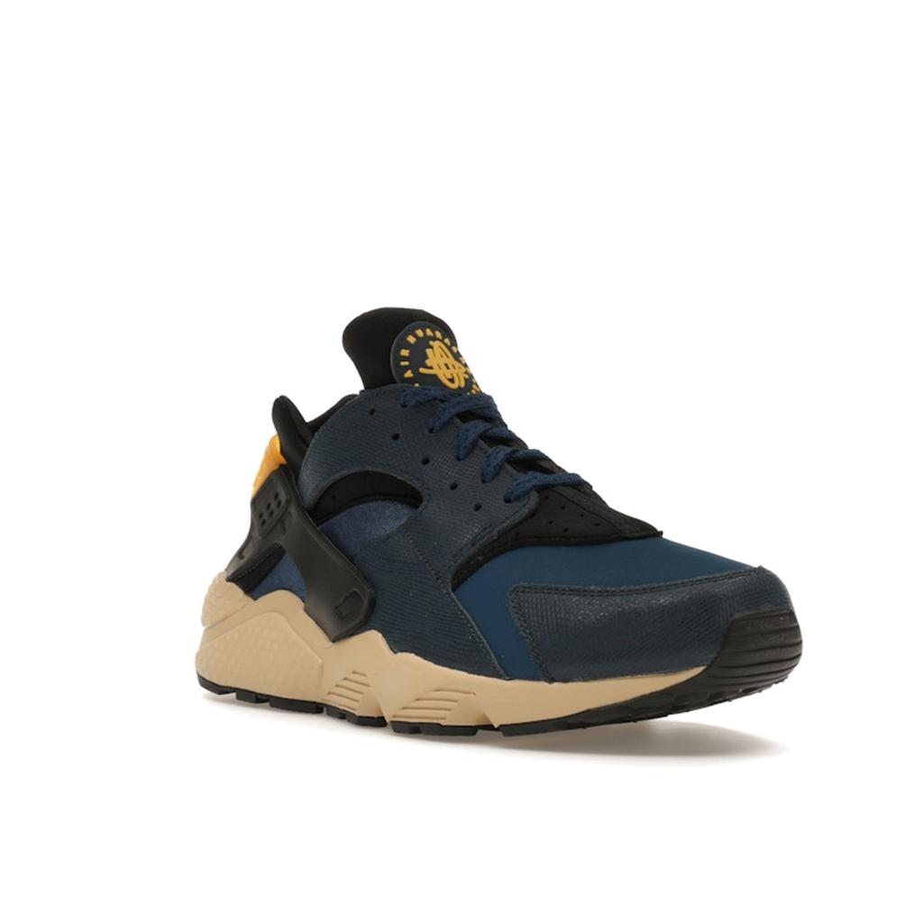 Nike Air Huarache Premium Armory Navy Men Sneakers Blue Black University-Gold DZ4852-001