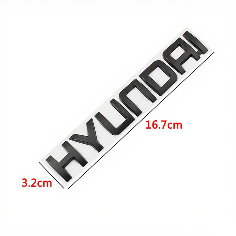 1 Stück 3D Panzer Aufkleber Emblem Gold Silber Schwarz Rot Sticker für Hyundai Tucson IX35 I30 I20 Kona Coupe Veloster I40 Getz Zubehör TT35