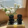 Ins Flower Glass Vase Creative Hydroponic Terrarium Plant Glass Vases Flower Pot Flower Arrangement Container Home Decoration
