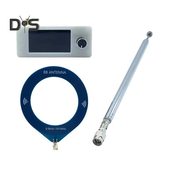 0,5–108 MHz tragbares Mini-Radio, wiederaufladbar, Taschenformat, 1,9-Zoll-IPS-Bildschirm, Allband-Radioempfänger, HF/SW/MW/VHF-Radio