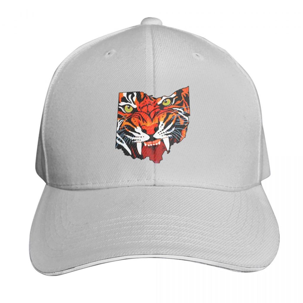 Ohio Bengal Baseball Cap Funny Hat Designer Hat Luxury Women Cap Big Size Hat Women Unisexs