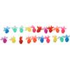 10 Different Colors Colorful Bath Toys Rubber Goldfish Toys