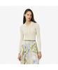 LACOSTE Women'S Ribbed Long Sleeve Polo Sweater Af4006-55N 70V