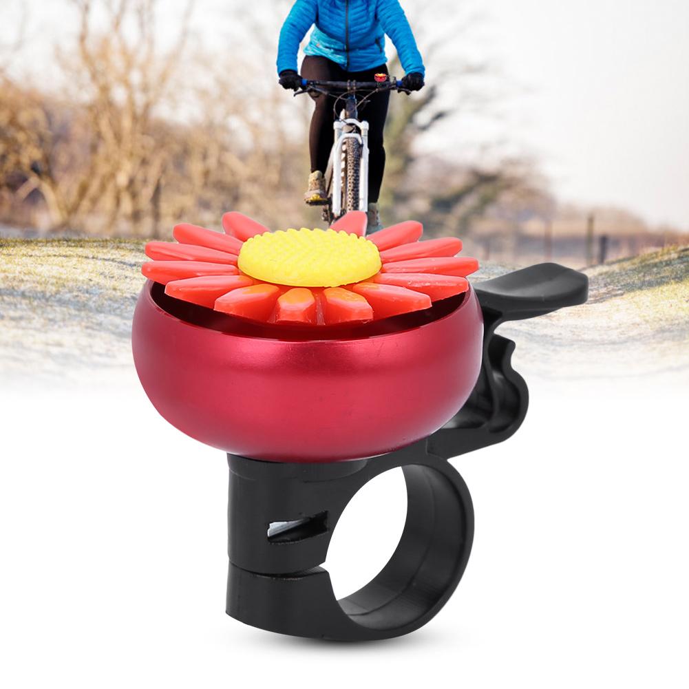 Quality     Bike Flower Decor   Cute Looking Clear Sound(red)