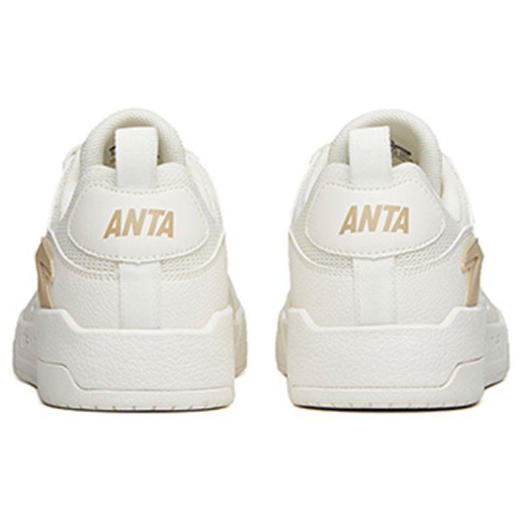 Anta Lifestyle Series Low-Top Sneakers Women sneakers White Brown 922138005-3