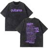 Women Singer Aitana Ocana Tour Retro Washed T-shirts Women Harajuku Casual T-shirts Summer Cotton Casual Aesthetic T-shirts