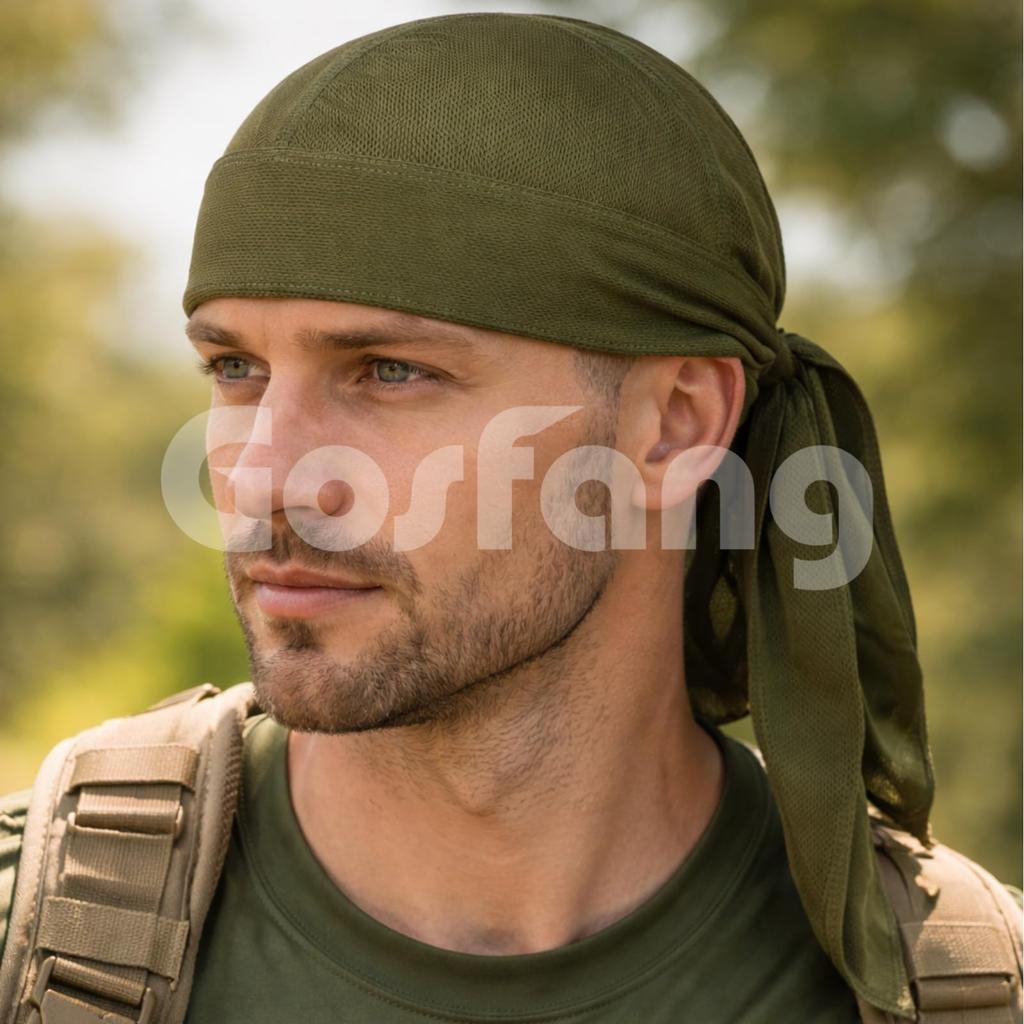 GOSFANG Durag Bandana Cap Braun BULL-GO-0225-R04-BR