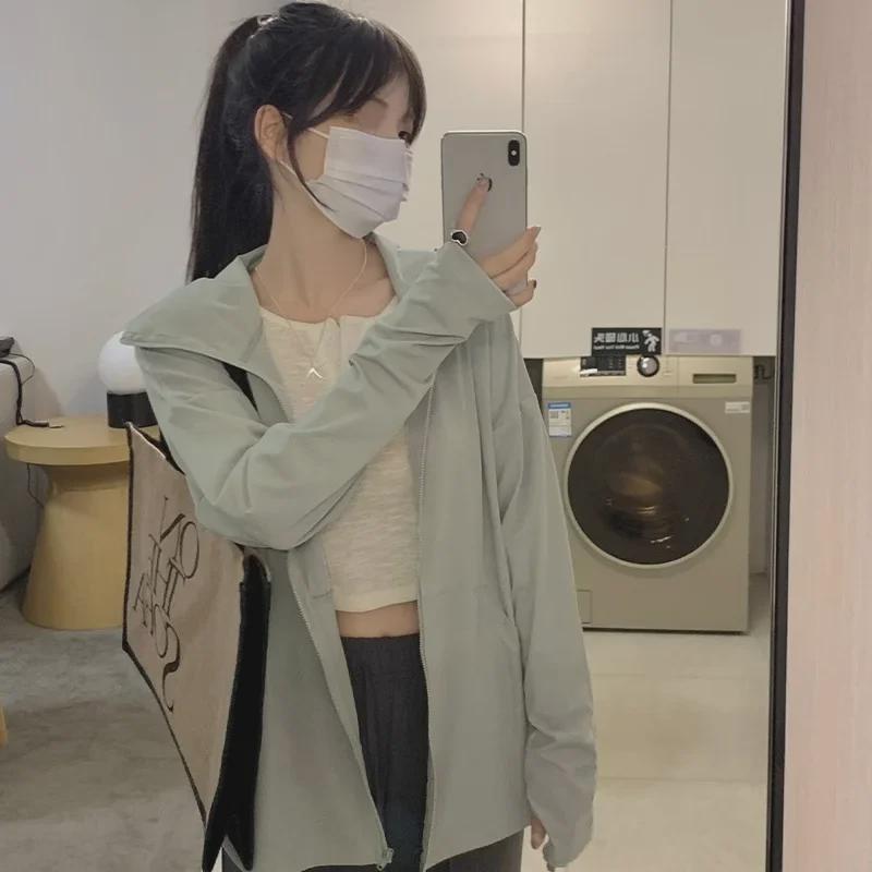 2024 Women's Lightweight Breathable Ice Silk Sun Protection Cardigan - Multi-color, UV Resistant Summer Jacket