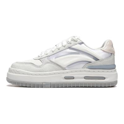 Li Ning Future C1 Versatile Retro Skate Shoes Shock Absorption Support Wear-Resistant Non-Slip Women Sneakers AGCU068-1