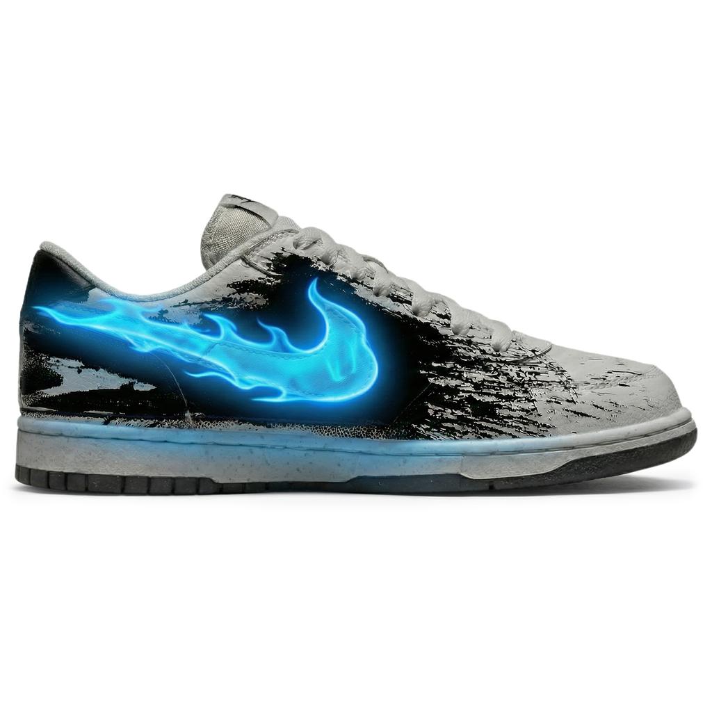 Nike Dunk Triple Lab, Dry Blue Flame Abriebfest Rutschfest Niedrig geschnitten Skateboard Schuhe Herren Blau 355152-017(Team210-)