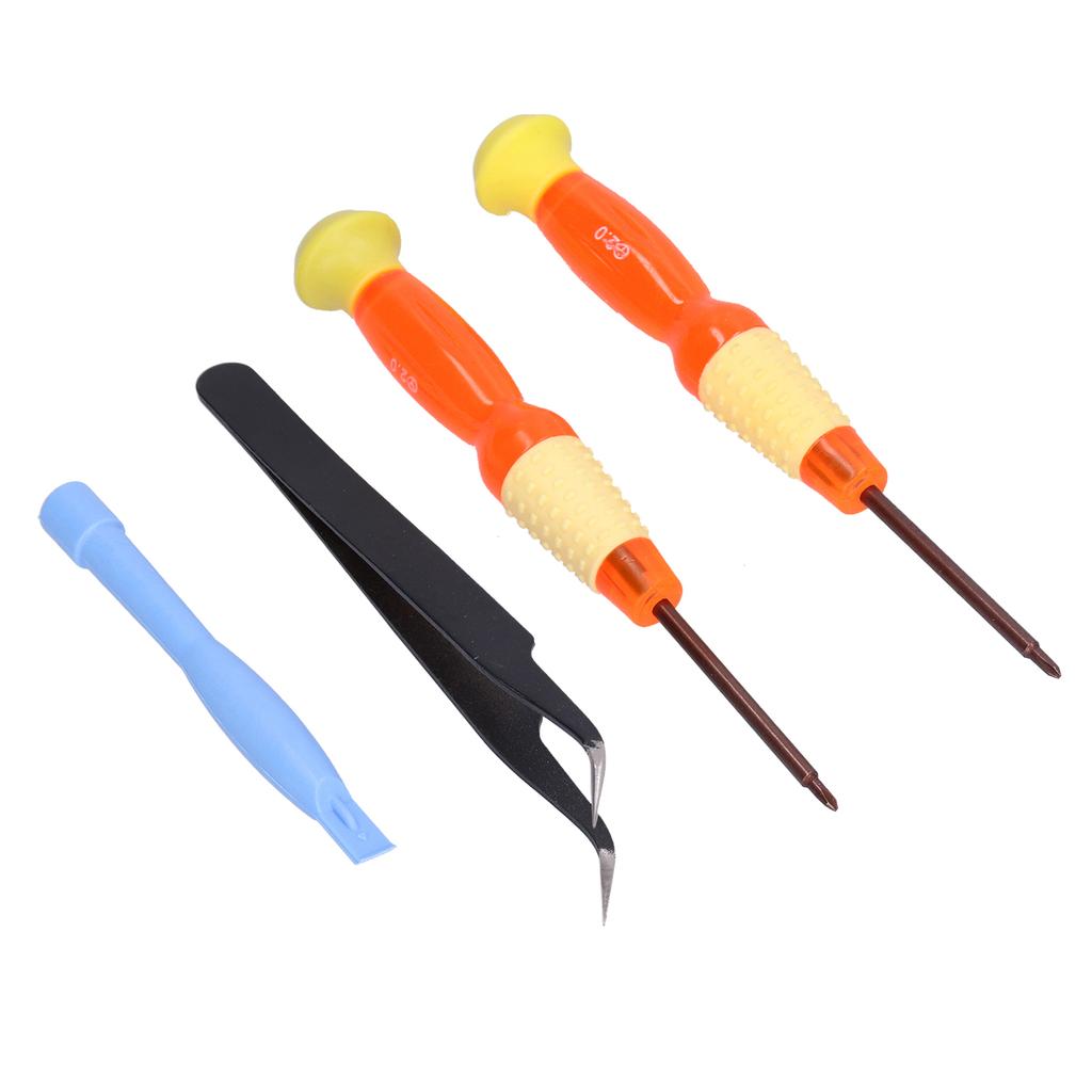 Joystick Replacement Tool Console Repair Kit with 3D Analog Joystick Screwdrivers Tweezers for NSwitch Controller(White