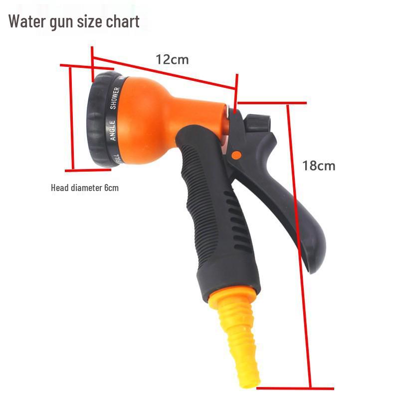 Zahradní tryska z vysokotlaké slitiny: Víceúčelová stříkací pistole na zalévání a mytí auta