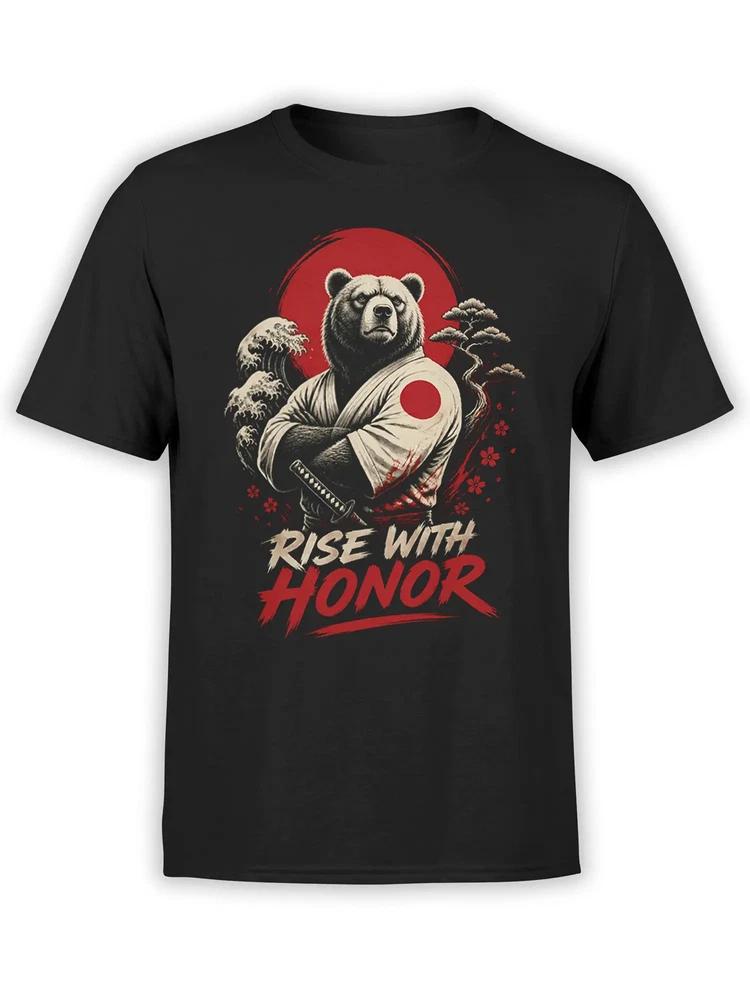 Samurai Honor Bear Tshirt Unisex
