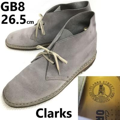 Wildleder Desert Boots GB8 26,5cm Grau Kreppsohle Chukka Boots(GEBRAUCHT)