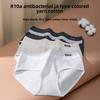 Big Size Lady Spring and Autumn Color Yarn Pure Cotton 10A Bacteriostatic Crotch Breathable Briefs