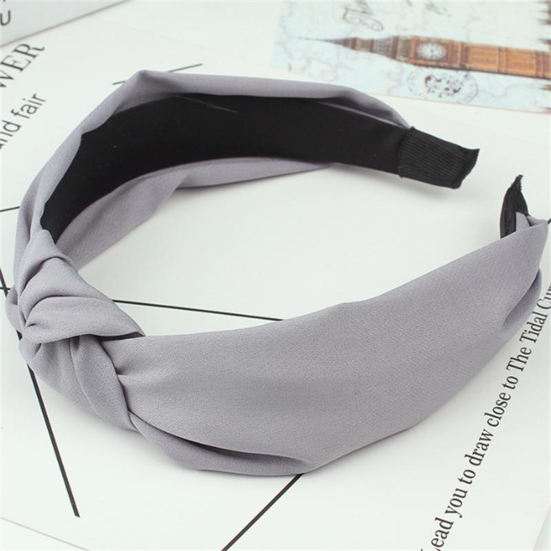 Fashion Solid Fabric Headbands For Women Hair Bands Hoop Girl Headwear Washing Clips Cute Basic Hairbands Hair Accessories