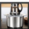 ZISIZ Stainless Steel Electric Meat Grinder & Food Chopper
