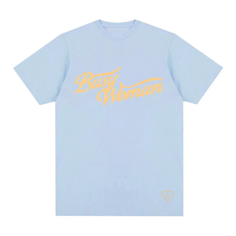 Busy Woman Tee 2026 New Sabrina Carpenter TEE 100% Cotton Comfortable High Quality T Shier Cartoon Print Top Round Neck Soft Tees