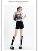 Women's High-Waisted Distressed Retro Denim Shorts - Trendy Chic Summer Style