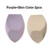 2Pcs Big Size Makeup Sponge Foundation Cosmetic Puff Soft Smooth Powder Concealer Sponge Blender Wet Dry Dual Use Make Up Puff