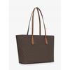 Michael Kors Arden Top Zip Tote Large Mk Signature 35f5g4xt3b200 Brown