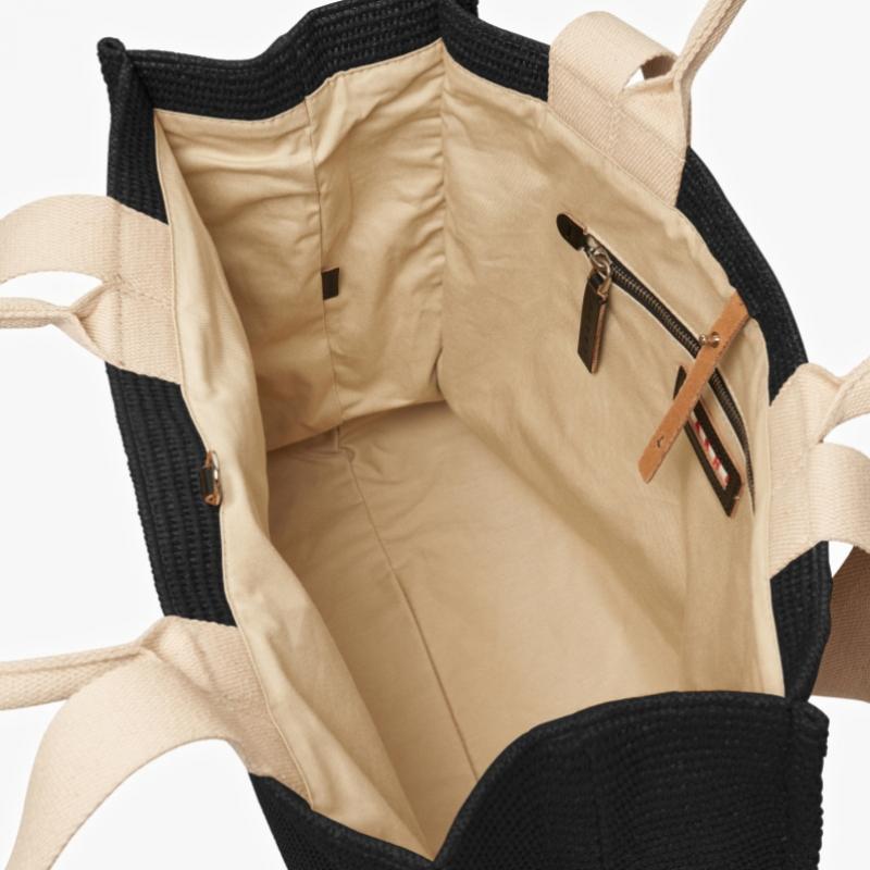 Marni Shmp0078u0 P3860 Z1q44 East West Rafie Geantă Mare Tote cu Mâner Superior