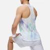 Li-Ning Tie-Dye Breathable Quick-Dry Racing Vest Men Tops Standard-White AAYT039-3