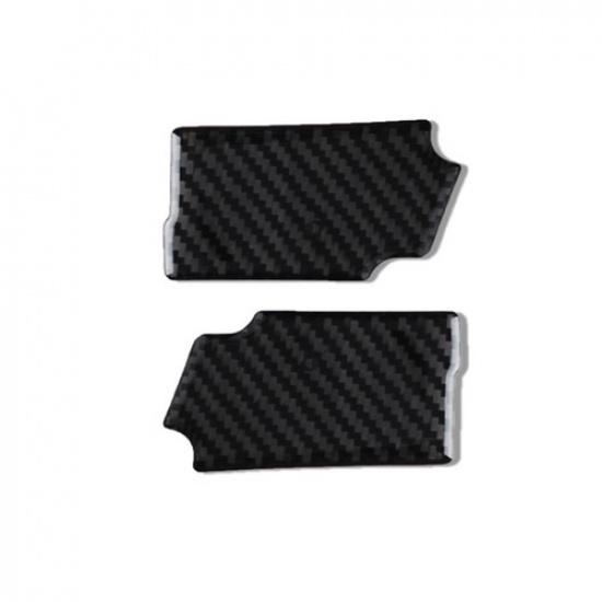 Carbon Fiber Interior Door Handle Panel Cover Trim For Ford Mustang 2015-