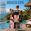 Music Pop Ariana Fashion Beach Towel, Microfiber Beach Towel, Perfect For Pool, Beach, Travel, Home Decor Beach Party Fan Gifts