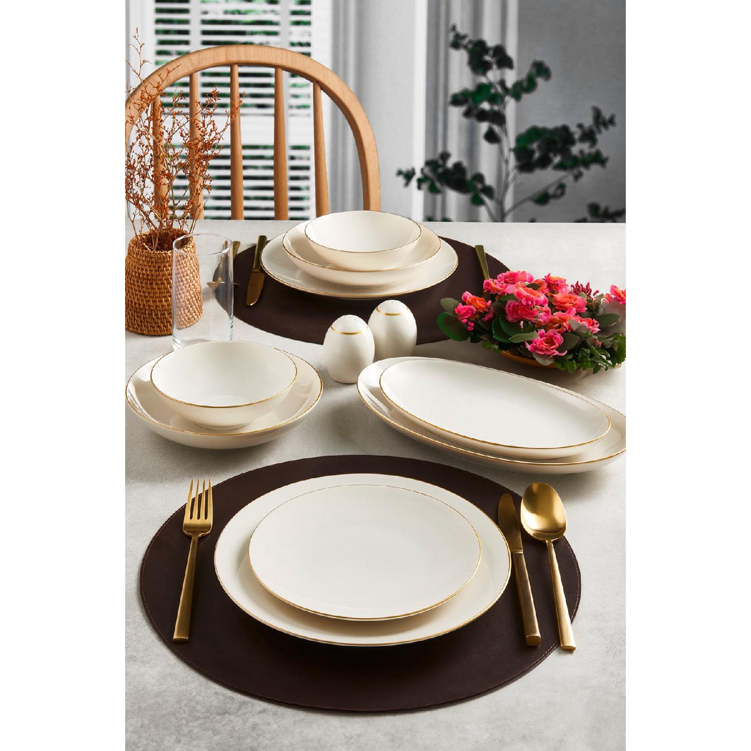 

Athens 60 Piece Dinner Set Gold Painted Mesh