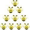 Cartoon Animal Bee Beads Bee Focal Pen Jewelry Making Flat Loose Spacer  Keychain Making