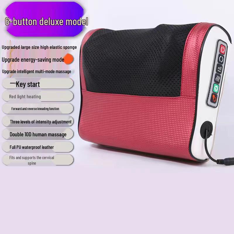 Cervical & Lumbar Electric Heating Massage Pillow