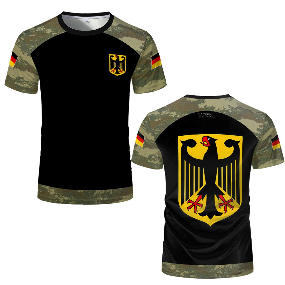 Germany National Emblem 3D Print T-Shirt Quick-drying and Breathable Football Jersey Men Women Casual Short Sleeve Tee