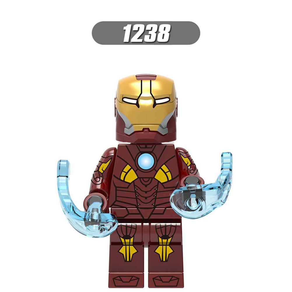 Minifigure Building Blocks Avengers 4 Iron Man Building Bricks Toys Children Early Learning Toys