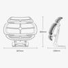 Durable Lumbar Cushion Three-stage Solid Color Car Seat Chair Lumbar Back Support Driver Seat Back Car Lumbar Support