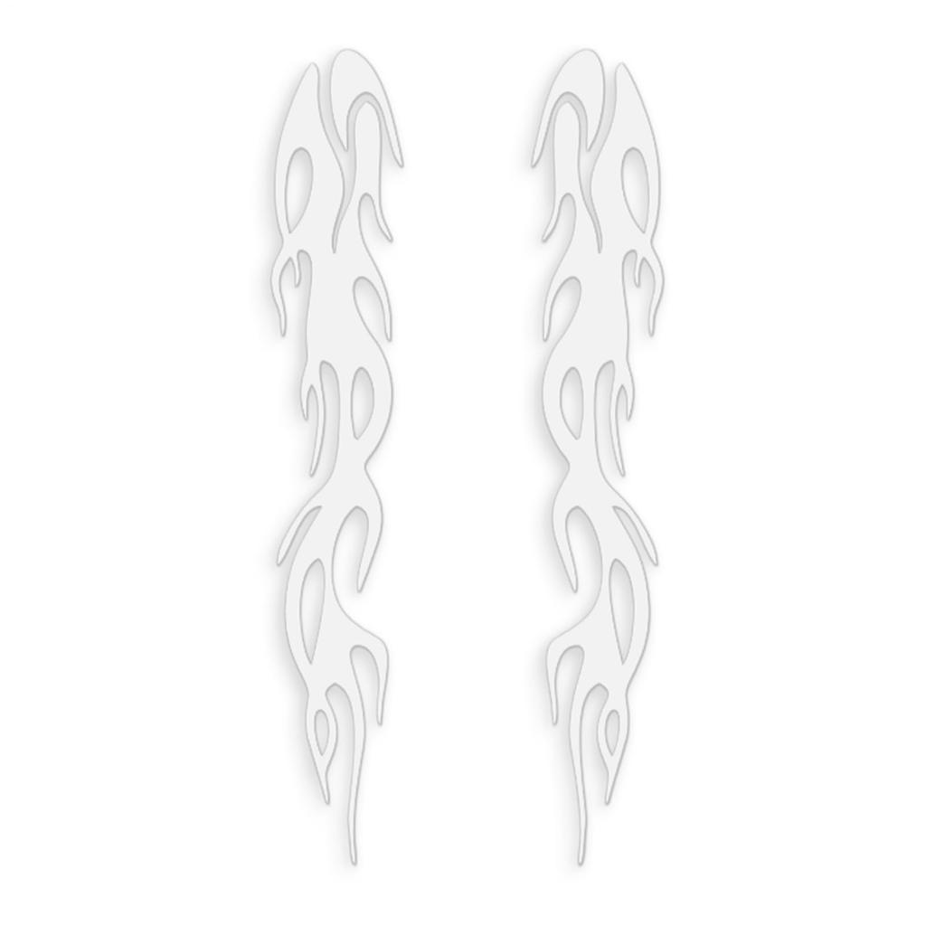 Flame Stickers - Motorcycle Flame Decal, Reflective Bicycle Sticker | Colorful Bike Flame Discovery