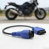 Universal 38Pin to 16Pin OBD Connection Cable PVC 38Pin OBDII Equipment Cable Obdii Reader Cables Suitable for Vehicle