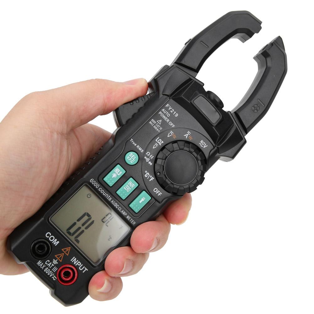 Clamp Meter FY219 High Precision Multimeter Digital Tester for Voltage Current Temperature Testing