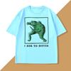 I Beg To Differ T Shirt Unisex Women Loose Frog Printed Tshirt Casual Cotton Short Sleeve Harajuku Tshirt Unisex Oversized Clothes