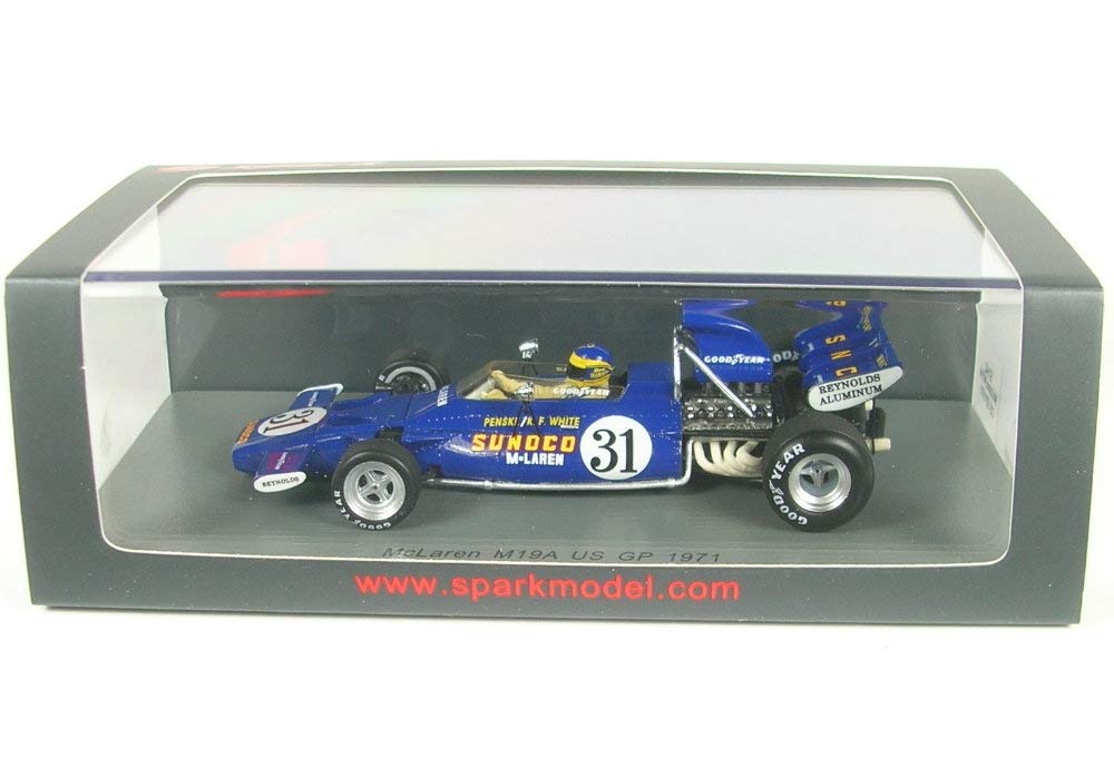 

Spark McLaren M19A 1971 F1 American GP 1/43 #31 Д.Хоббс