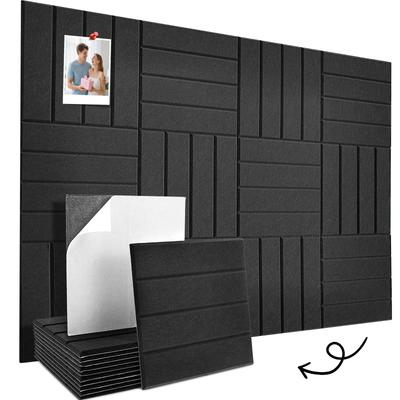 Bulletin Board Tile Environmental Soundproofing Panel, Acoustic Insulation, Door Seal Strip for Studio, Sound Absorbing Panel