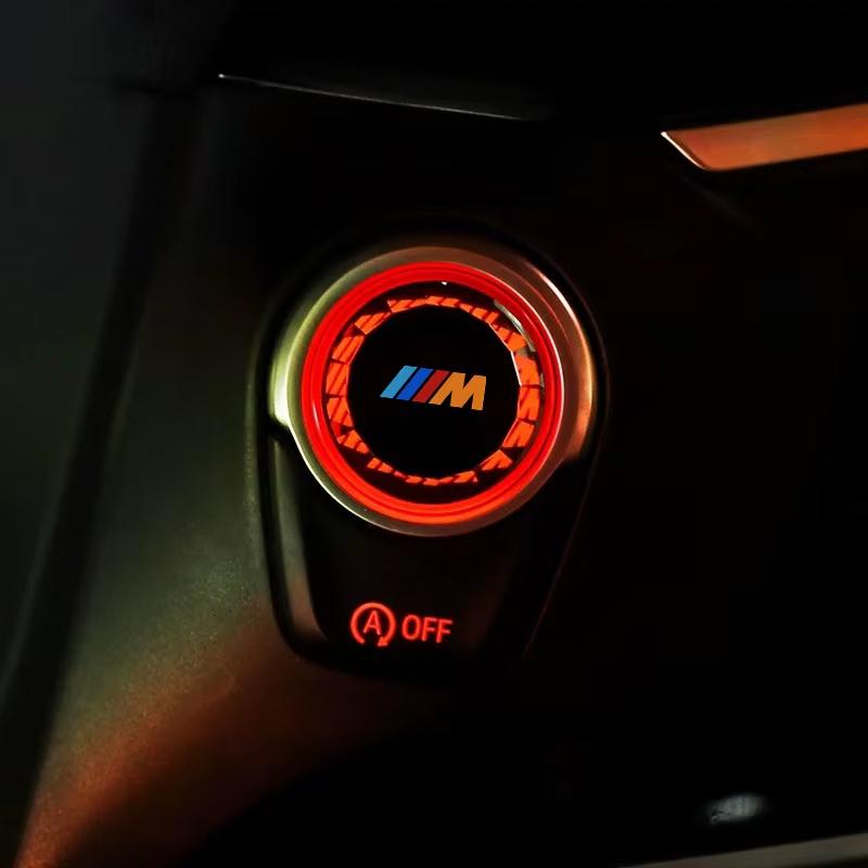 Motorcycle sticker/Car Engine One-button Start Crystal Button Accessories For BMW G80 G06 G07 G42 G14 G15 G16 F82 F20 F21 F83 M2 PCVHD1