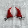 Small Hair Clip Multifunctional Demon Hair Clip Cow Horn Hair Clip High Quality For Costume Party Children'S Event Dress Up