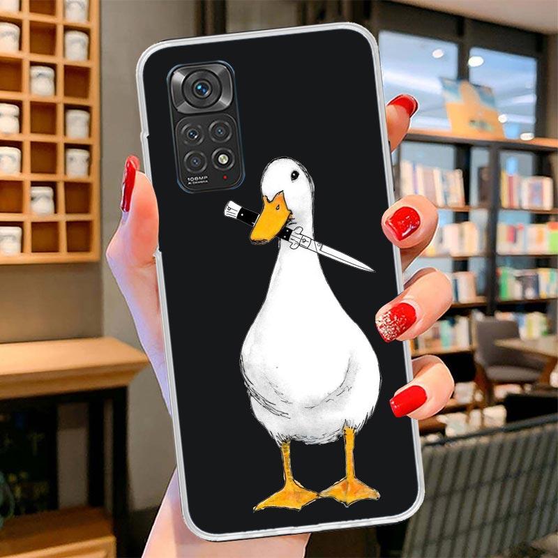 Cartoon Duck Goose Game Cover Phone Case For Xiaomi Redmi Note 15 14 13 12 11 10 Pro Plus 14S 12S 11S 11T 11E 10S Soft Fundas Sh
