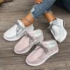 Fashion 2025 new foreign trade large size summer shoes women comfortable Korean version with casual sports flat shoes