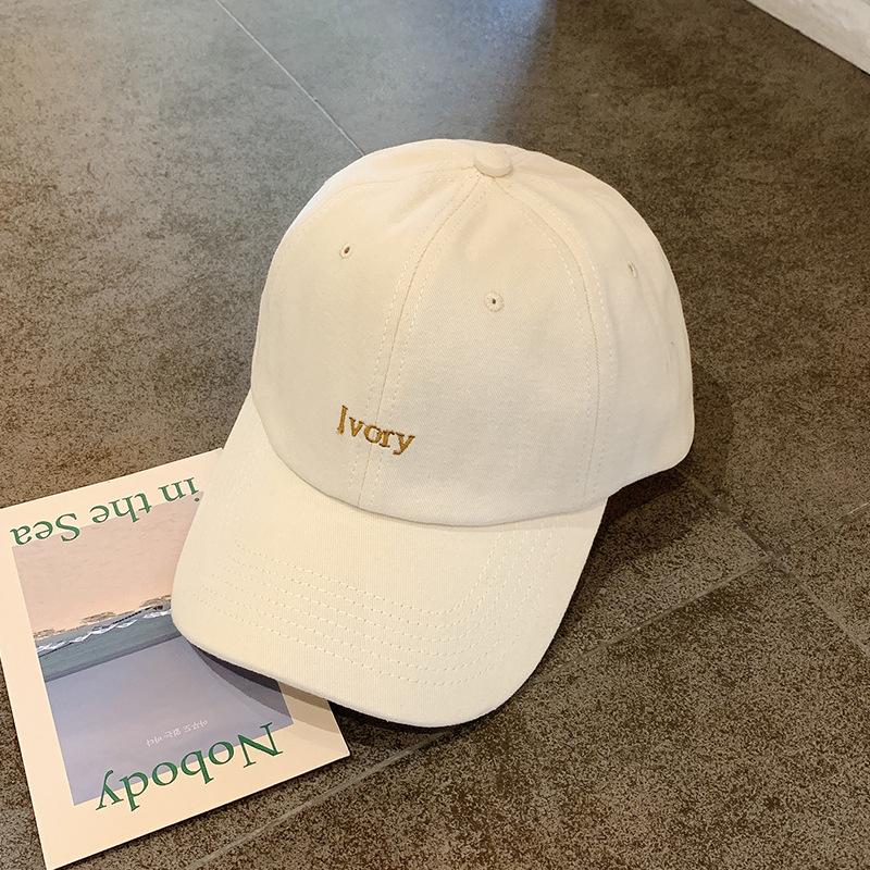 Hat Baseball hat Women's summer big head circumference thin trendy versatile niche trendy brand showing face small cap