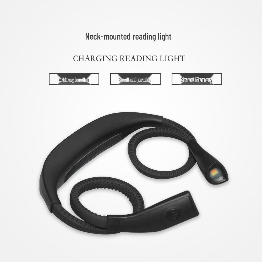 Portable Neck-Hanging LED Reading Light with Eye Protection & USB Charging for Students & Night Running